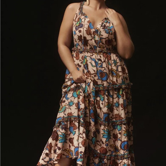 Anthropology Love the Label 3X Long Dress - Picture 4 of 6